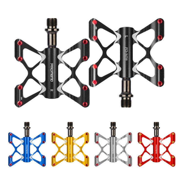 PROMEND PD-M56 1 Pair Mountain Bicycle Aluminum Alloy 3-Bearings Pedals (Black) - free shipping - PMc TechLife - Order now!