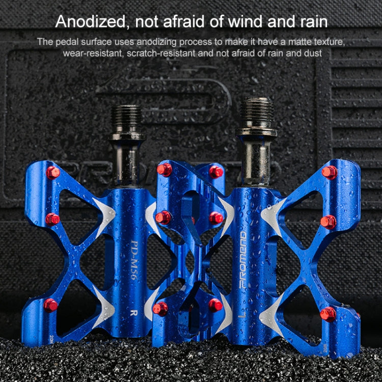 PROMEND PD-M56 1 Pair Mountain Bicycle Aluminum Alloy 3-Bearings Pedals (Grey) - free shipping - PMc TechLife - Order now!