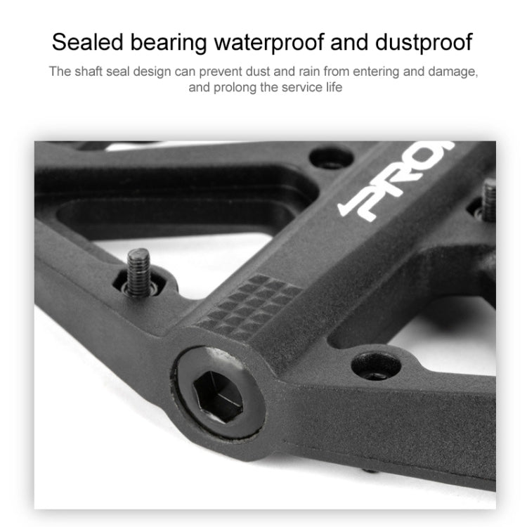 PROMEND PD-M42 1 Pair Mountain Bicycle Nylon High-speed Bearing Pedals(Grey) - Pedals by PROMEND | Online Shopping South Africa | PMc TechLife | Buy Now Pay Later Mobicred