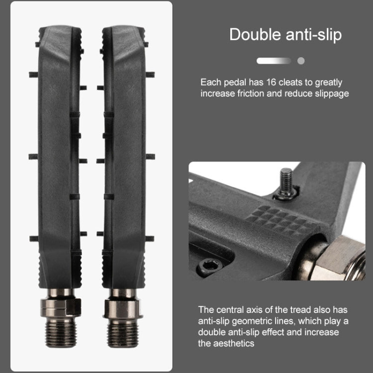 PROMEND PD-M42 1 Pair Mountain Bicycle Nylon High-speed Bearing Pedals(Orange) - free shipping - PMc TechLife - Order now!