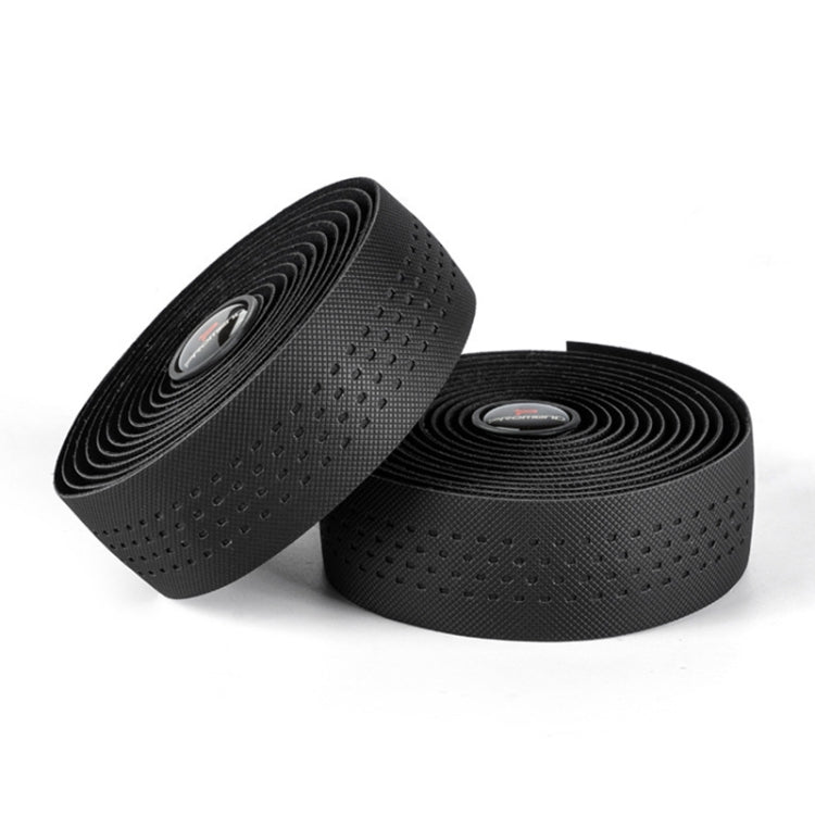 PROMEND GR-082 1 Pair Two-color Antiskid Bicycle Grips Tape (Black Black) - free shipping - PMc TechLife - Order now!
