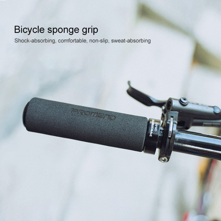 PROMEND GR-513 1 Pair Bicycle Antiskid Sweat-absorbing Sponge Grips Cover (Black Red) - Bicycle Grips by PROMEND | Online Shopping South Africa | PMC TechLife | Buy Now Pay Later Mobicred