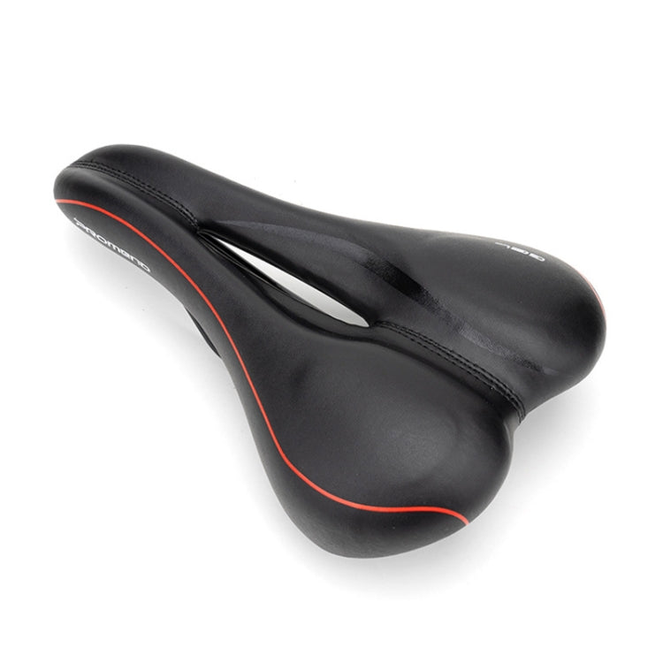 PROMEND SD-565 Hollow Breathable Silicone Bicycle Saddle (Black Red) - free shipping - PMc TechLife - Order now!