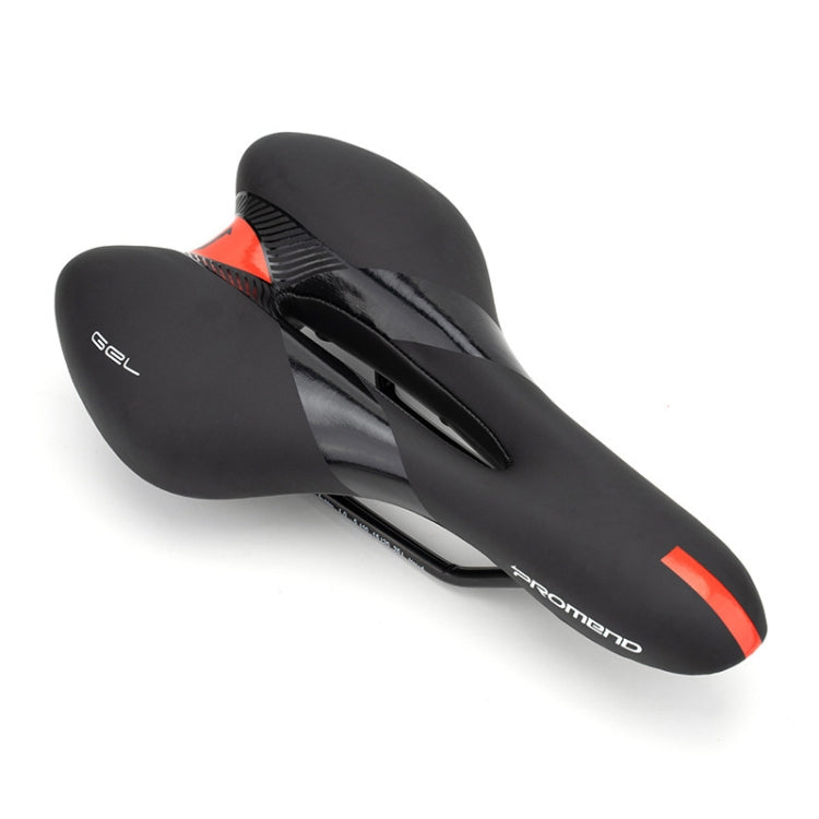 PROMEND SD-567 Hollow Breathable Silicone Racing Bicycle Saddle(Black Red) - Bicycle Saddle by PROMEND | Online Shopping South Africa | PMc TechLife | Buy Now Pay Later Mobicred
