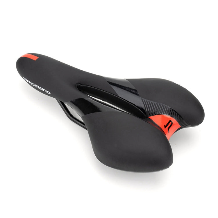 PROMEND SD-567 Hollow Breathable Silicone Racing Bicycle Saddle(Black Red) - Bicycle Saddle by PROMEND | Online Shopping South Africa | PMc TechLife | Buy Now Pay Later Mobicred