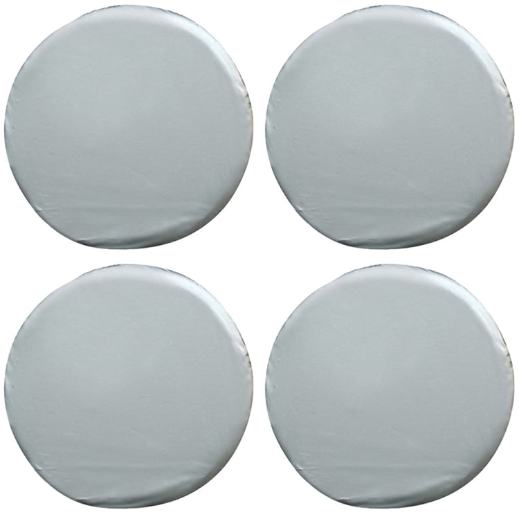4PCS 210D Oxford Cloth RV Caravan Tire Dustproof and Waterproof Cover For 27-29 inch (Silver) - Window Foils & Solar Protection by PMC TechLife | Online Shopping South Africa | PMC TechLife | Buy Now Pay Later Mobicred
