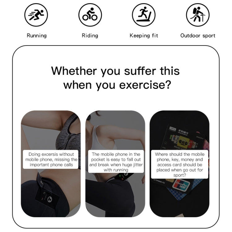 Yesido WB12 Outdoor Sports Running Phone Arm Bag (Grey) - Other by Yesido | Online Shopping South Africa | PMC TechLife | Buy Now Pay Later Mobicred