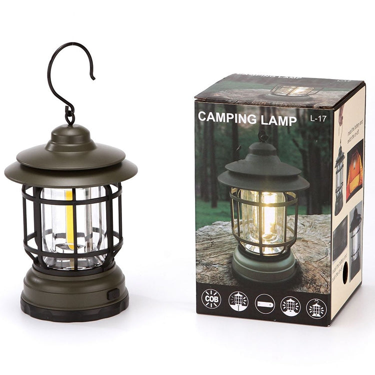 AOTU YT1030 Outdoor Retro Camping Light Emergency Hand Lamp(Green) - Camping Lighting by AOTU | Online Shopping South Africa | PMc TechLife | Buy Now Pay Later Mobicred