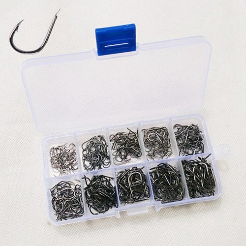 ISE 500 PCS Mixed Size Fish Barbed Hook Fishing Hooks - Fishing Hooks by PMC TechLife | Online Shopping South Africa | PMC TechLife | Buy Now Pay Later Mobicred