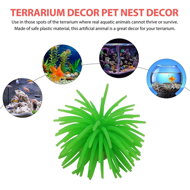 Aquarium Articles Decoration TPR Simulation Sea Urchin Ball Coral, Size: L, Diameter: 13cm(Blue) - free shipping - PMc TechLife - Order now!