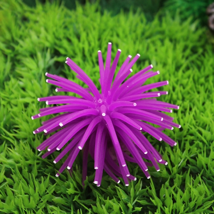 Aquarium Articles Decoration TPR Simulation Sea Urchin Ball Coral with Point, Size: M, Diameter: 10cm(Purple) - free shipping - PMc TechLife - Order now!