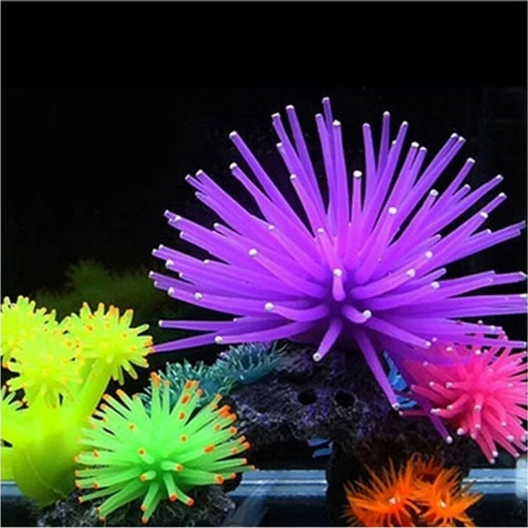 Aquarium Articles Decoration TPR Simulation Sea Urchin Ball Coral with Point, Size: L, Diameter: 13cm(Yellow) - free shipping - PMc TechLife - Order now!