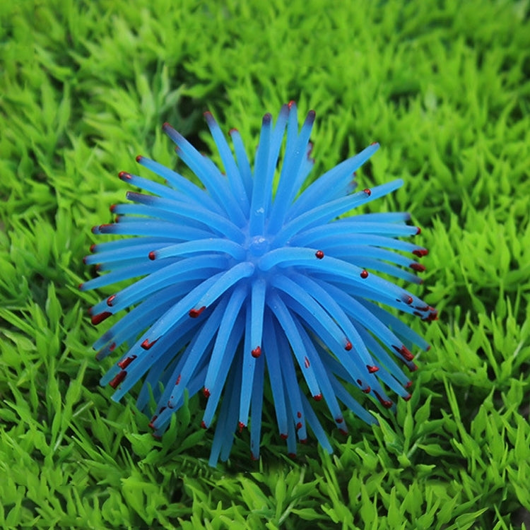 Aquarium Articles Decoration TPR Simulation Sea Urchin Ball Coral with Point, Size: S, Diameter: 7cm(Blue) - free shipping - PMc TechLife - Order now!