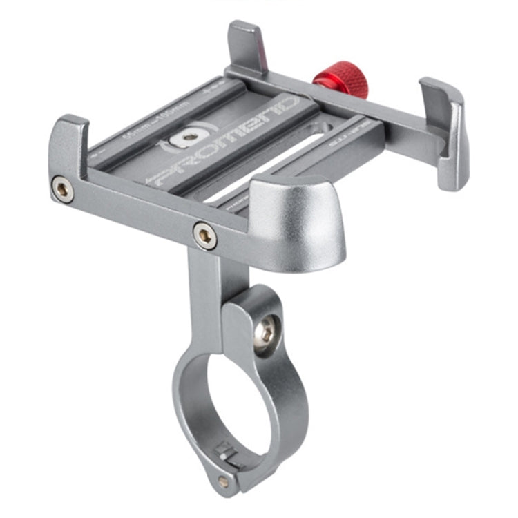 PROMEND SJJ-275 Bicycle Aluminum Alloy Phone Holder for Handlebar (Titanium Color) - Holders by PROMEND | Online Shopping South Africa | PMC TechLife | Buy Now Pay Later Mobicred
