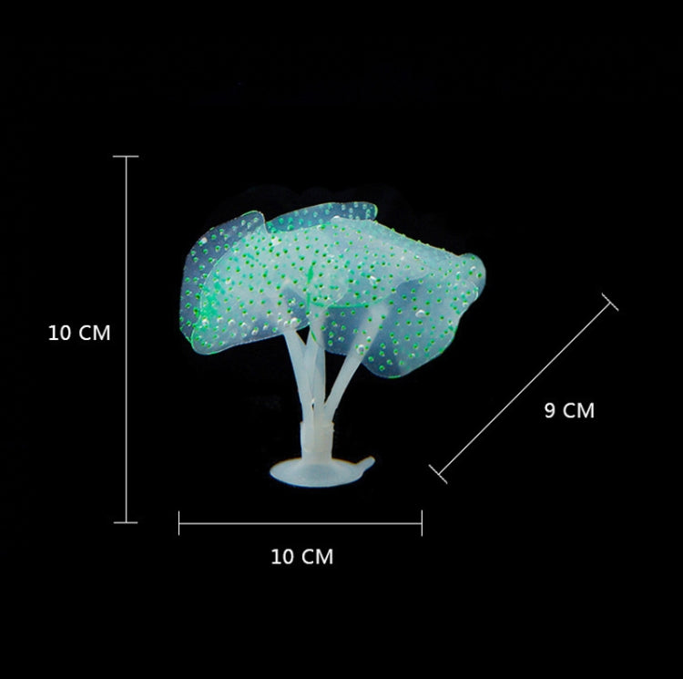Aquarium Articles Decoration Silicone Simulation Fluorescent Sucker Jellyfish, Size: 10*10*9cm(Pink) - free shipping - PMc TechLife - Order now!