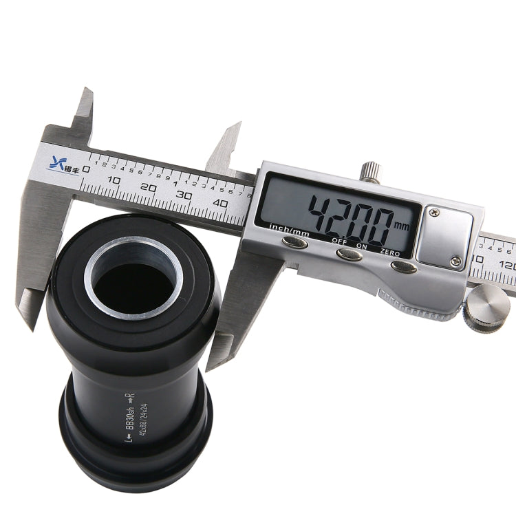 BB30 Press Fit Style Bottom Bracket Fits 68-73mm for SHIMANO, Prowheel, SRAM GXP Mountain Bike(Black) - Bottom Brackets by PMC TechLife | Online Shopping South Africa | PMC TechLife | Buy Now Pay Later Mobicred