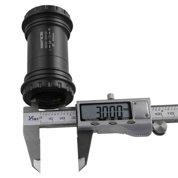 BB30 Press Fit Style Bottom Bracket Fits 68-73mm for SHIMANO, Prowheel, SRAM GXP Mountain Bike(Black) - Bottom Brackets by PMC TechLife | Online Shopping South Africa | PMC TechLife | Buy Now Pay Later Mobicred