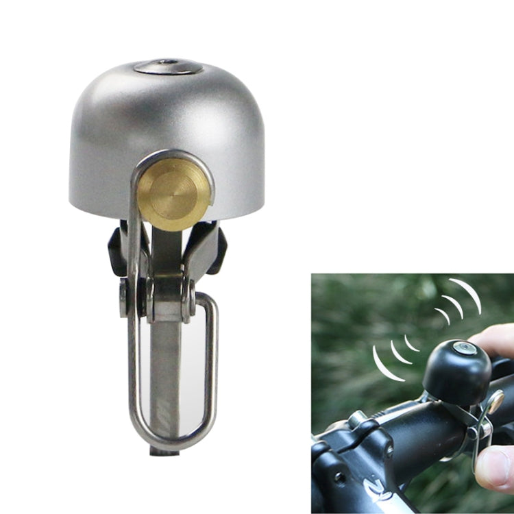 Bicycle Bell Retro Copper Bell Cycling Accessories (Silver) - Bicycle Bells by PMC TechLife | Online Shopping South Africa | PMC TechLife | Buy Now Pay Later Mobicred