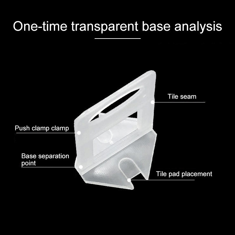 100 PCS 1.5mm Lengthen Tile Leveling System Clips Kit Wall Floor Tile Spacer Tiling Tool for Paving Locator Tool OG6480 - free shipping - PMC TechLife - Order now!