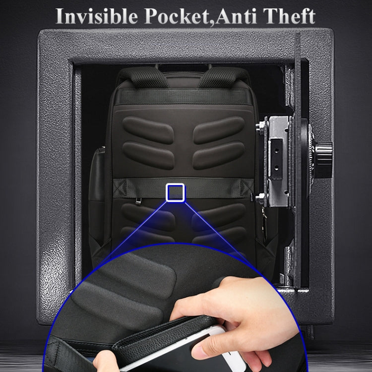 Bopai 851-014211 Business Anti-theft Waterproof Three-layer Large Capacity Double Shoulder Bag,with USB Charging Port, Size: 35.5x24x45cm (Black) - free shipping - PMC Jewellery - Order now!