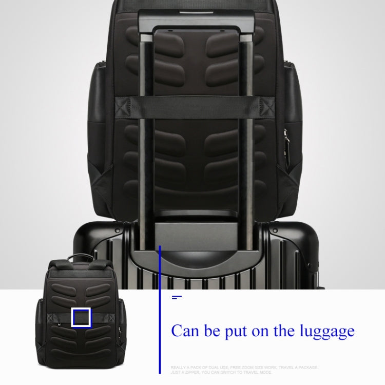 Bopai 851-014211 Business Anti-theft Waterproof Three-layer Large Capacity Double Shoulder Bag,with USB Charging Port, Size: 35.5x24x45cm (Black) - free shipping - PMC Jewellery - Order now!