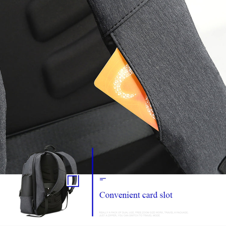 Bopai 851-014518 Business Waterproof Three-layer Large Capacity Double Shoulder Bag,with USB Charging Port, Size: 37x21x47.5cm (Black) - free shipping - PMC Jewellery - Order now!