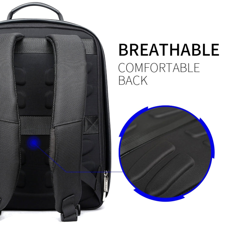 Bopai 851-014318 Fashion Outdoor Breathable Waterproof Anti-theft Three-layer Large Capacity Double Shoulder Bag,with USB Charging Port, Size: 31x17x44cm(Grey) - free shipping - PMC Jewellery - Order now!