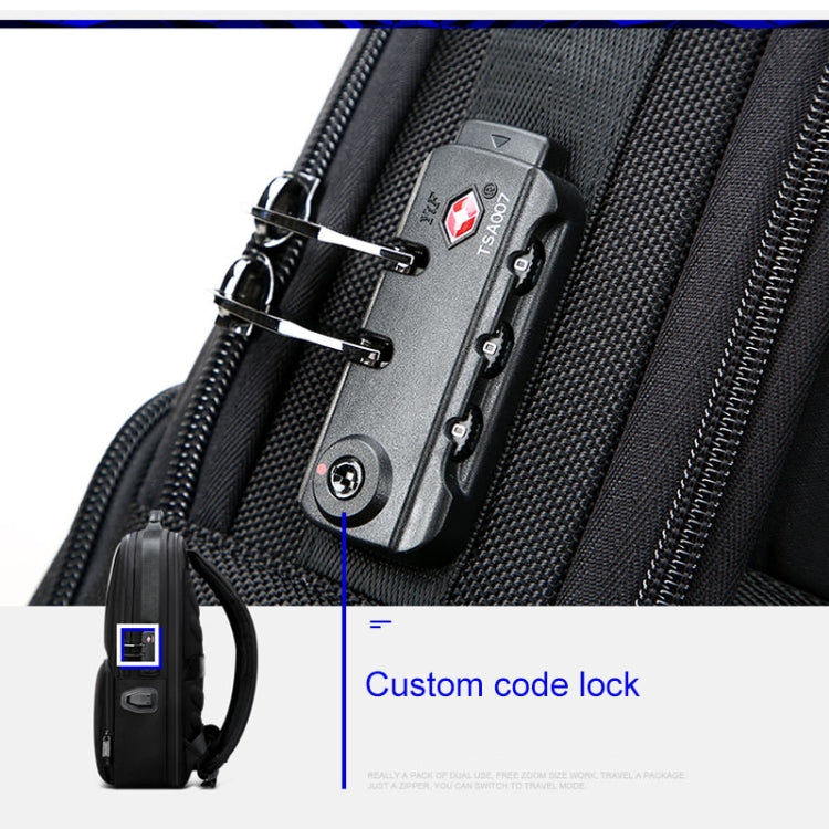 Bopai 61-02511 Business Travel Breathable Waterproof Anti-theft Man Backpack, Size: 30x15x44cm(Black) - free shipping - PMC Jewellery - Order now!