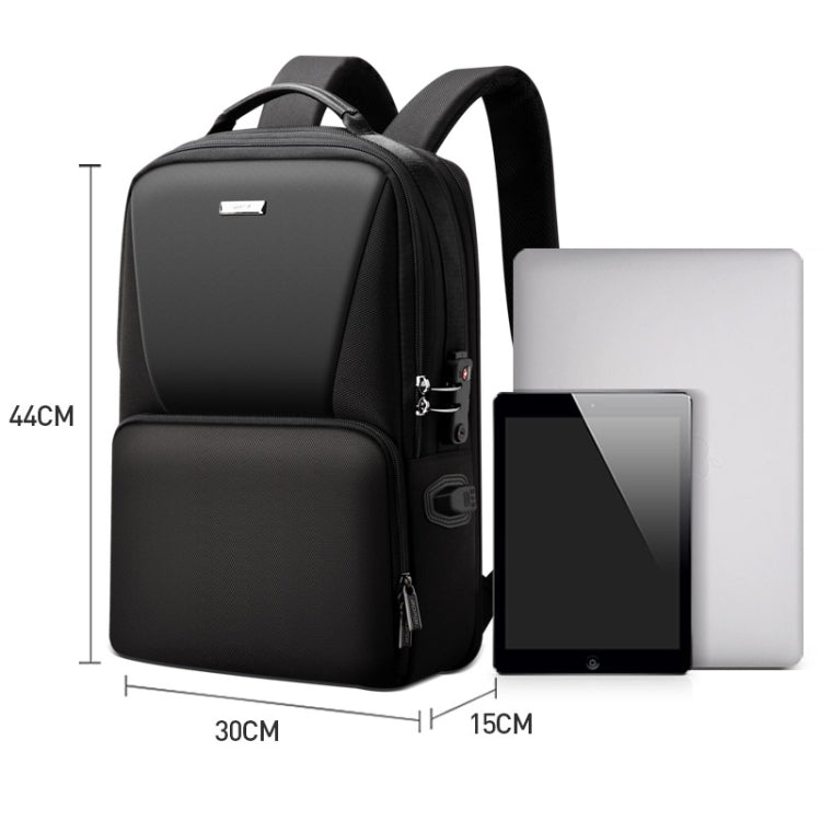 Bopai 61-02511 Business Travel Breathable Waterproof Anti-theft Man Backpack, Size: 30x15x44cm(Black) - free shipping - PMC Jewellery - Order now!