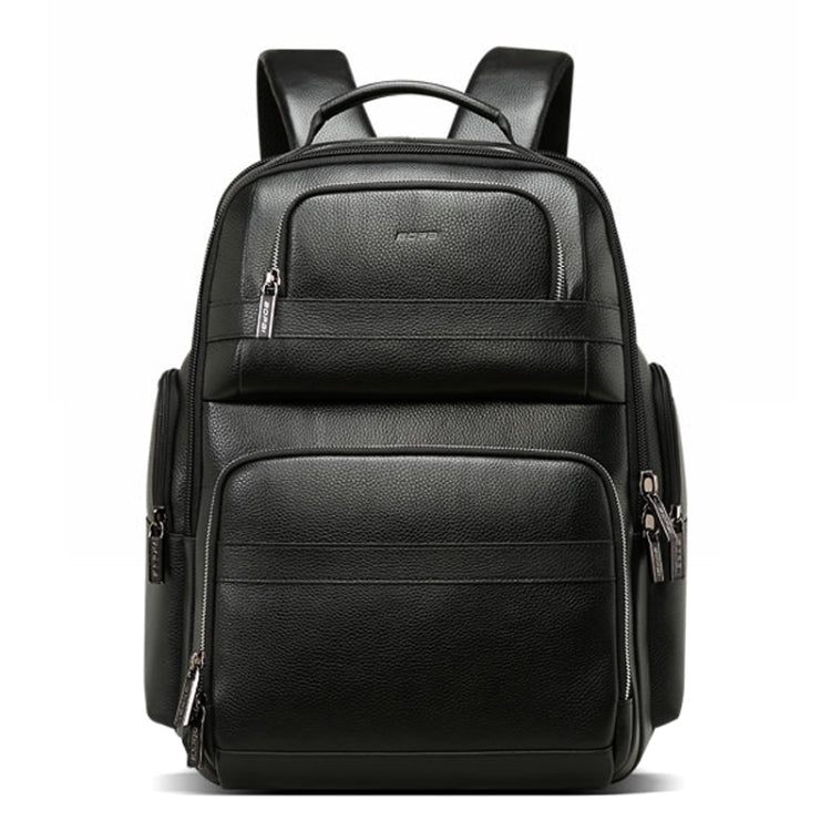 Bopai 851-01981A Top-grain Leather Business Travel Anti-theft Man Backpack, Size: 35x26x44cm - free shipping - PMC TechLife - Order now!