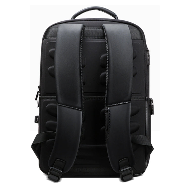 Bopai 851-024011 Top-grain Leather Business Breathable Anti-theft Man Backpack, Size: 28x18x42cm(Black) - free shipping - PMC Jewellery - Order now!