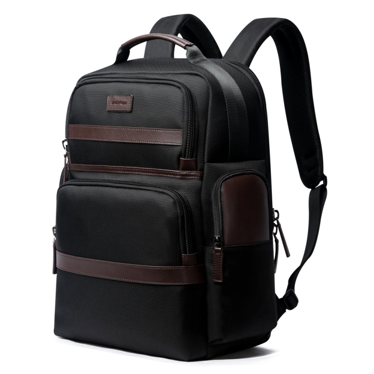 Bopai 751-007301 Business Anti-theft Water-resistant Large Capacity Double Shoulder Bag,with USB Charging Port, Size: 28x19x42cm(Black) - free shipping - PMC Jewellery - Order now!