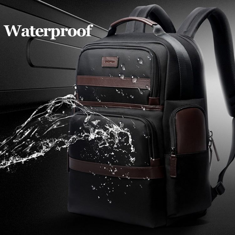 Bopai 751-007301 Business Anti-theft Water-resistant Large Capacity Double Shoulder Bag,with USB Charging Port, Size: 28x19x42cm(Black) - free shipping - PMC Jewellery - Order now!