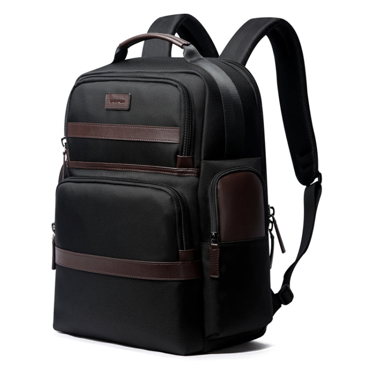Bopai 751-007301 Business Anti-theft Water-resistant Large Capacity Double Shoulder Bag,with USB Charging Port, Size: 28x19x42cm(Black) - free shipping - PMC Jewellery - Order now!
