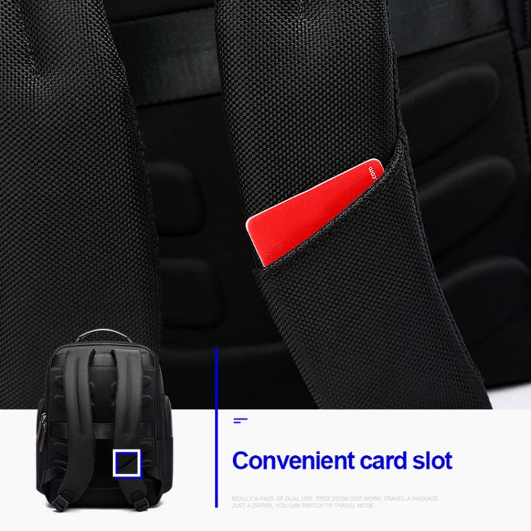 Bopai 751-007301 Business Anti-theft Water-resistant Large Capacity Double Shoulder Bag,with USB Charging Port, Size: 28x19x42cm(Black) - free shipping - PMC Jewellery - Order now!
