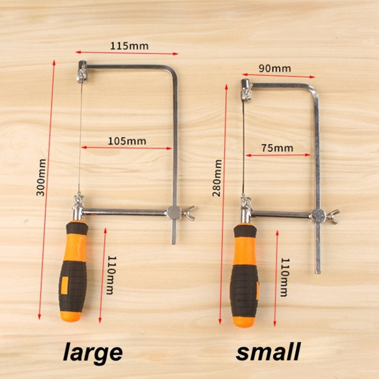U Shape Hacksaw with Blades for Metal / Wood / Plastic Tube / Wire DIY Hand Tool Portable Woodworking Saw, Width: 105mm - Electric Saws & Accessories by PMC TechLife | Online Shopping South Africa | PMC TechLife | Buy Now Pay Later Mobicred