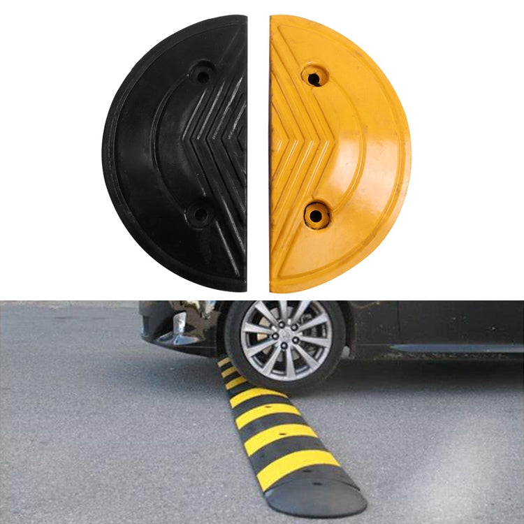 Pair Of Special Round Heads For Rubber Speed Bumps, Diameter: 40cm - Speed Bumps by PMC TechLife | Online Shopping South Africa | PMC TechLife | Buy Now Pay Later Mobicred