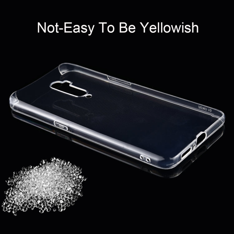 0.75mm Ultrathin Transparent TPU Soft Protective Case for OPPO Reno 10x Zoom - OPPO Cases by PMC TechLife | Online Shopping South Africa | PMC TechLife | Buy Now Pay Later Mobicred