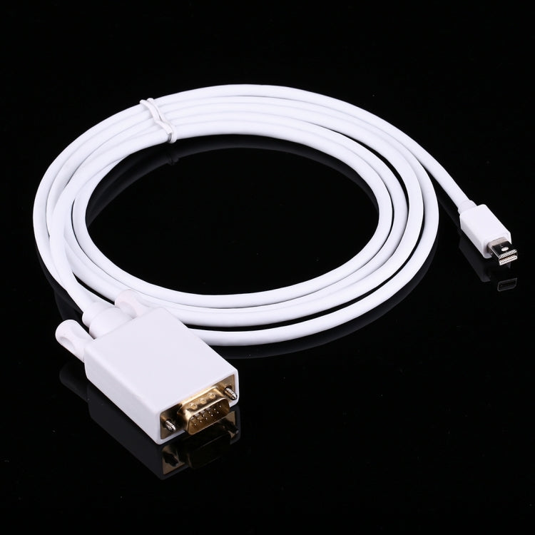 1.8m Mini DisplayPort Male to VGA Male Adapter Cable - Cable & Adapter by PMC Jewellery | Online Shopping South Africa | PMC Jewellery | Buy Now Pay Later Mobicred