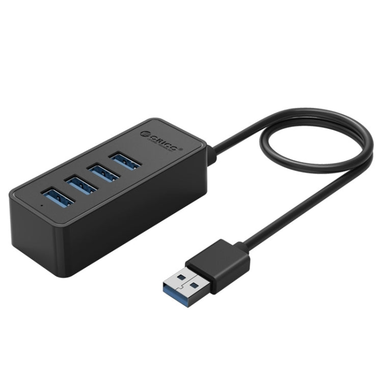 ORICO W5P-U3-100 4-Port USB 3.0 Desktop HUB with 100cm Micro USB Cable Power Supply(Black) - USB 3.0 HUB by ORICO | Online Shopping South Africa | PMC TechLife | Buy Now Pay Later Mobicred