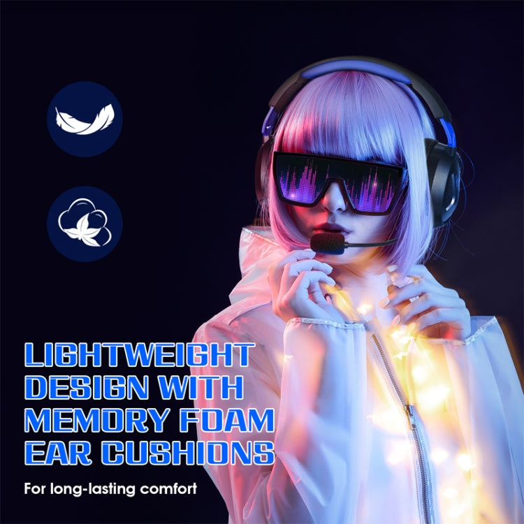 KOTION EACH G3100 Stereo Bass Gaming Headset with Omni-directional Mic,Cable Length: 1.7m(Black+Blue) - free shipping - PMC Jewellery - Order now!