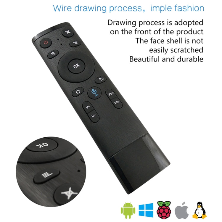 Q5 2.4G RF 3D Brushed Fashion Sense Universal Voice Version Air Mouse Remote Controller - Universal by PMC TechLife | Online Shopping South Africa | PMC TechLife | Buy Now Pay Later Mobicred