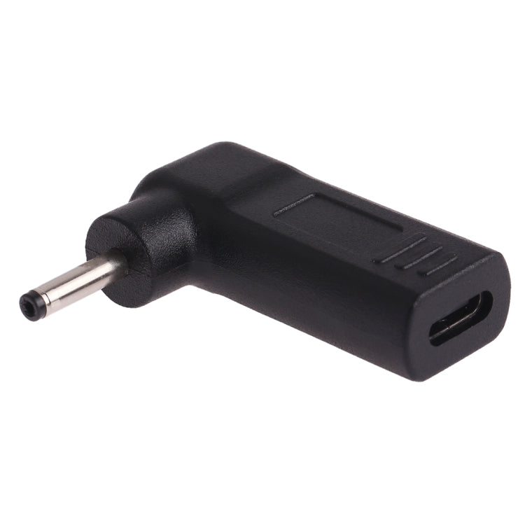 USB-C / Type-C Female to 3.0 x 1.1mm Male Plug Elbow Adapter Connector - Universal Power Adapter by PMC TechLife | Online Shopping South Africa | PMC TechLife