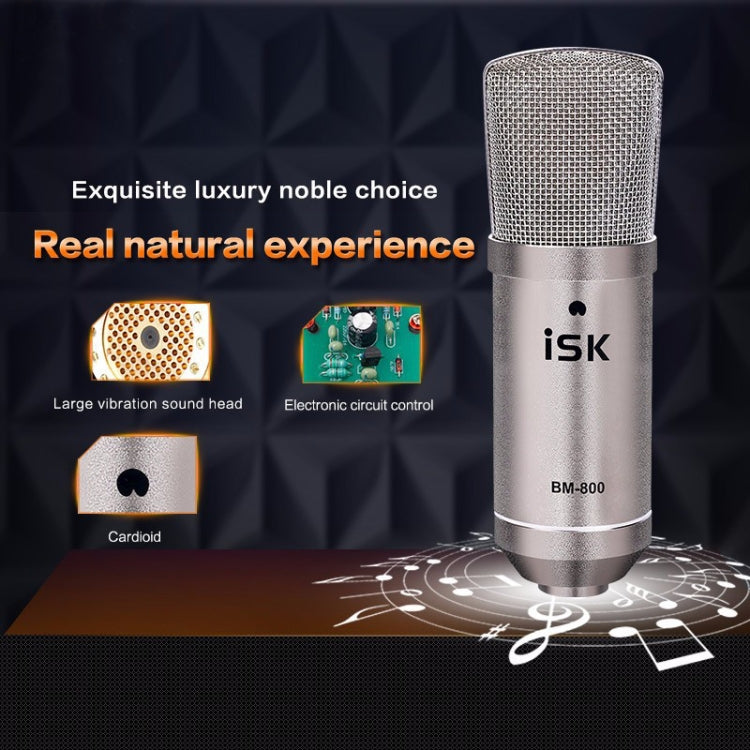 ISK BM-800 Sound Recording Microphone Condenser Mic for Studio and Broadcasting - free shipping - PMC Jewellery - Order now!