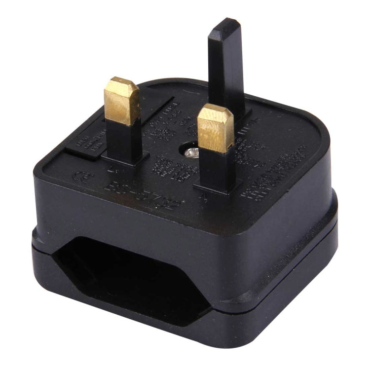 BS-5732 Portable EU Plug to UK Plug Adapter Power Socket Travel Converter with Fuse - Plug Adaptor by PMC TechLife | Online Shopping South Africa | PMC TechLife
