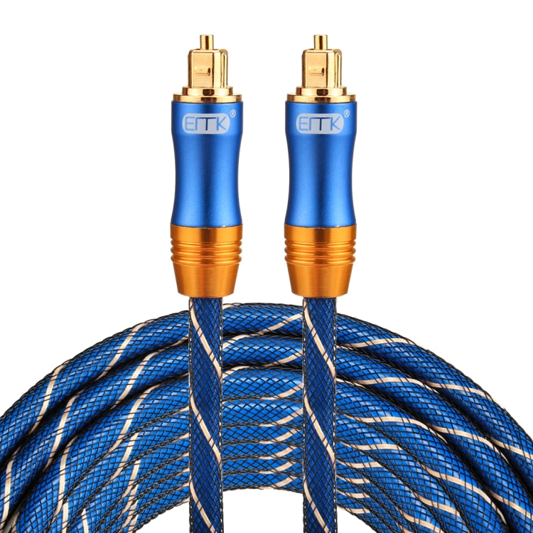 EMK LSYJ-A 5m OD6.0mm Gold Plated Metal Head Toslink Male to Male Digital Optical Audio Cable - free shipping - PMC Jewellery - Order now!