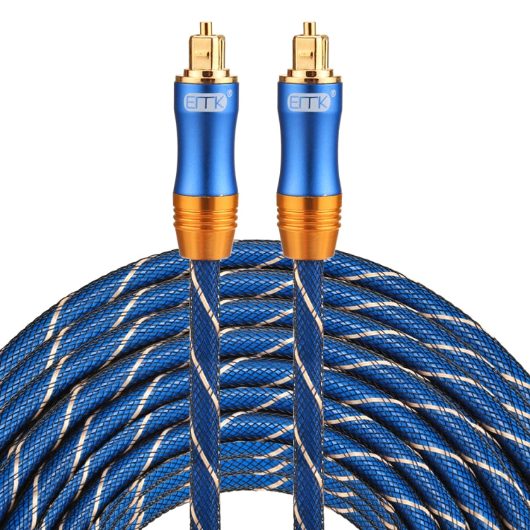 EMK LSYJ-A 25m OD6.0mm Gold Plated Metal Head Toslink Male to Male Digital Optical Audio Cable - free shipping - PMC Jewellery - Order now!