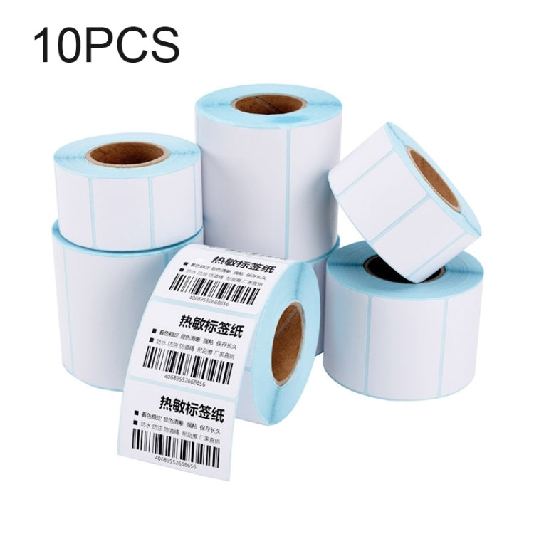 10 PCS 40x20x1500 Self-adhesive Thermal Barcode Label Paper - Printing Paper by PMC Jewellery | Online Shopping South Africa | PMC Jewellery | Buy Now Pay Later Mobicred