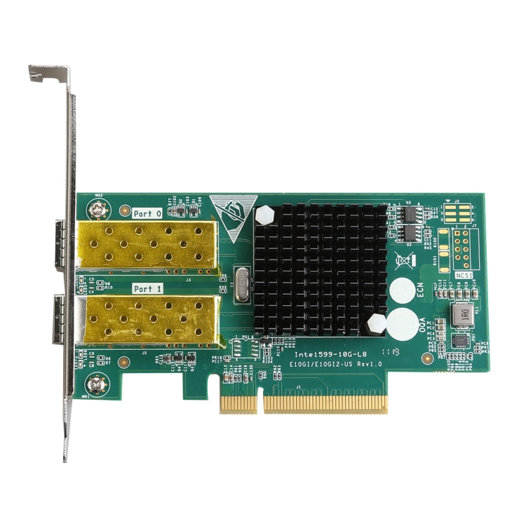 XXA037 Intel 82599 Dual SFP Port  PCI Express FCoE PCIe x8 10 Gigabit Ethernet Network Optical LAN Card Adapter - Add-on Cards by PMC TechLife | Online Shopping South Africa | PMC TechLife | Buy Now Pay Later Mobicred
