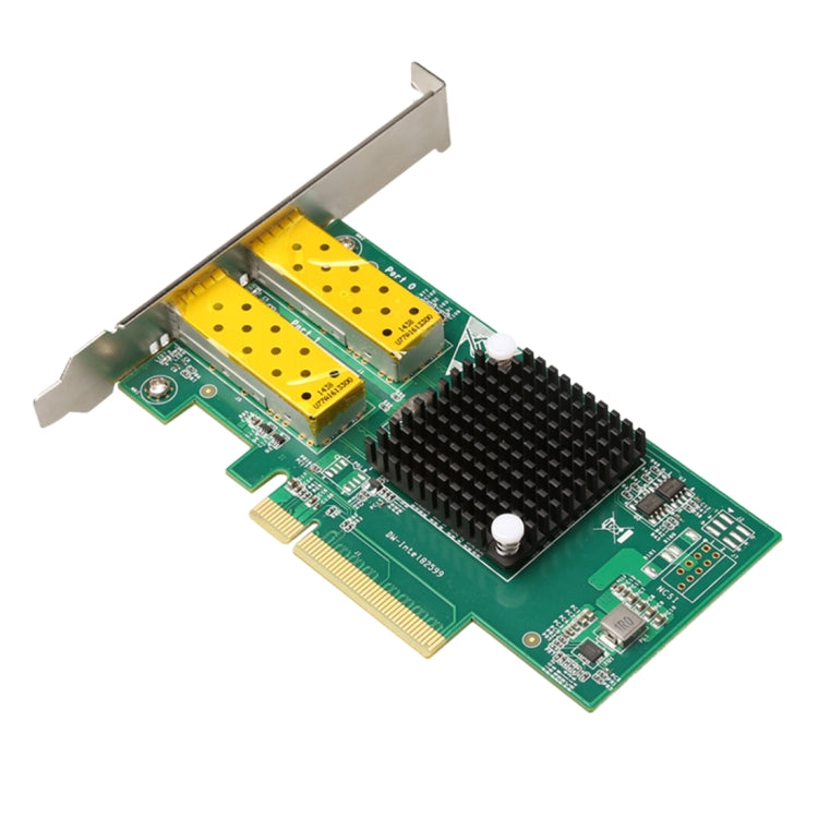 XXA037 Intel 82599 Dual SFP Port  PCI Express FCoE PCIe x8 10 Gigabit Ethernet Network Optical LAN Card Adapter - Add-on Cards by PMC TechLife | Online Shopping South Africa | PMC TechLife | Buy Now Pay Later Mobicred